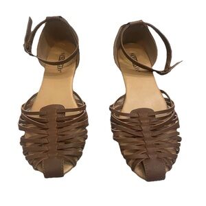 Seychelles Women’s Brown Huaraches Strappy Sandals Size 9W